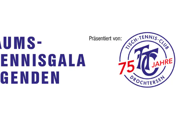Jubiläums-Tischtennis Gala der Legenden am 09. Juni in Drochtersen.